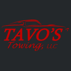 DryBlend 50/50 T-Shirt - Red/Chest/Back Design