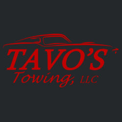 Heavy Blend Hooded Sweatshirt - Red/Chest/Back Design