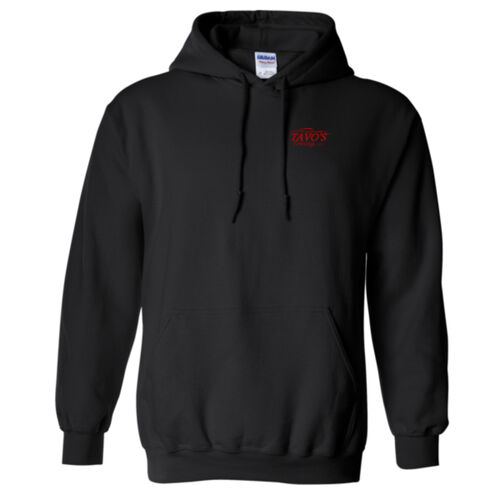 Heavy Blend Hooded Sweatshirt - Red/Chest Thumbnail