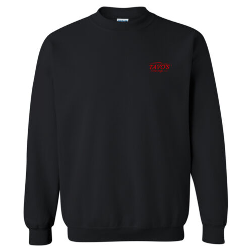 Heavy Blend Crewneck Sweatshirt - Red/Chest Thumbnail
